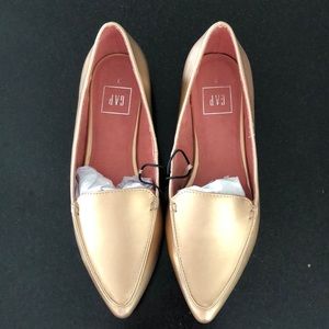 Gap Pointed Toe Flats - Rose Gold